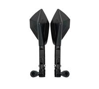 TYSMYXGS Rétroviseurs Rétroviseurs Moto 8mm 10mm CNC Aluminium Rétroviseur De Recul Rétroviseurs Latéraux pour K&awasaki Z900 Z900RS Z800 Z1000 1 Paire(Noir)