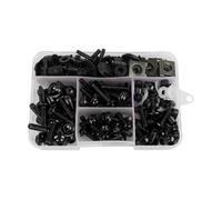 TYSMYXGS Vis de carénage Vis De Carénage pour Suzuki Bandit 1200, GSF 1200, 1200S, 1200Z Limited, Bandit 1250S, GSF 1250S, 1250SA, Bandit 600, GSF600S Vis de Boulon de Moto(Noir)