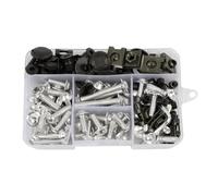 TYSMYXGS Vis de carénage Vis De Carénage pour Suzuki Bandit 1200, GSF 1200, 1200S, 1200Z Limited, Bandit 1250S, GSF 1250S, 1250SA, Bandit 600, GSF600S Vis de Boulon de Moto(Argent)