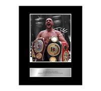 Tyson Fury Photo dédicacée sur support de champion lourd #02 Impression autographe cadeau