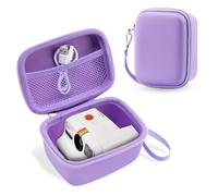 TYSORETY Étui rigide portable compatible avec Polaroid Go 9035 pour appareil photo à impression instantanée Generation 2, avec poche en maille pour films en couleur (étui uniquement) (violet)