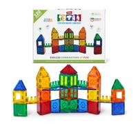 Tytan Magnetic Tiles 120 pcs Building Set Age 3+ de ZURU | Jeu STEM, Montessori et sensoriel, aimants snap-fit solides, construis formes 2D et 3D, developpe la motricite