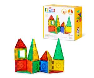 Tytan Magnetic Tiles 25 pcs Building Set Age 3+ de ZURU | Jeu STEM, Montessori et sensoriel, aimants snap-fit solides, construis formes 2D et 3D, developpe la motricite