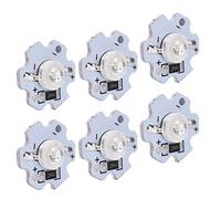 TYTOGE 25 Puces LED 5 V, 3 W Haute Puissance 200 Lm, Perles de Lampe à Base en Aluminium, avec Faible Dégradation de la Lumière, Longue Durée de Vie, pour Lampe de Poche, Phare, P (Lumière bleue)