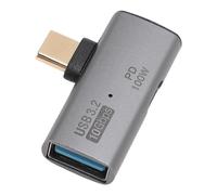TYTOGE Adaptateur 2 en 1 USB C vers USB 3.2, OTG PD100W Chargeant 10 Gbps Transfert de Données Type C Femelle vers 3. Femelle pour Téléphone Tablette Ordinateur Portable