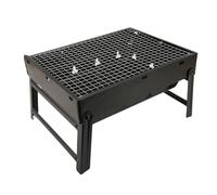 TYTOGE Barbecue Pliable, Four à Charbon de Bois pour Barbecue d'extérieur, Peu Encombrant, Résistant aux Hautes Températures, Petite Taille avec Grille pour Pique-nique