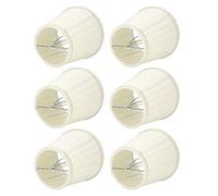 TYTOGE Cache Abat-jour Moderne pour Ampoules E14, 9x13x14cm | Rapide à installer, Utilisation polyvalente, Tissu doux, Bordure en dentelle