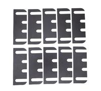 TYTOGE Cale de Charnière de Porte, Entretoise de Porte en PVC avec Coin de Rayon de 5/8 Pouces pour Réparer et Ajuster les Portes Intérieures