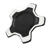 TYTOGE Capuchon de Moyeu de Roue Central, 735668196 Résistant à la Chaleur, Haute dureté, Antirouille, Installation de Boucle à Quatre Roues pour 500X 334 (Chromé)