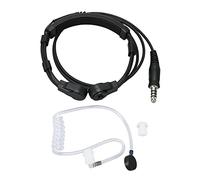 TYTOGE Casque Micro de Gorge de 7,1 Mm, Suppression du Bruit Télescopique, Son Clair, Double Transpondeur de Microphone avec Bouchons d'oreille en Forme de Champignon et Tube Tran