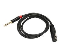TYTOGE Cordon de Son XLR, plaqué or Stable à Faible Bruit XLR Femelle vers Câble de 6,35 Mm 4,9 Pieds pour éviter les Interférences pour Mélangeur pour Microphone