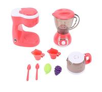 TYTOGE Ensemble Cafetière et Mixeur Jouet pour Enfants | Matériau ABS sûr, Facile à utiliser pour les jeunes enfants, Idéal pour les jeux de rôle imaginatifs