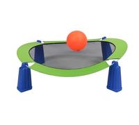 TYTOGE Ensemble de Jeu de Ballon de Plage, Ensemble de Jeu de Filet Rond en Plastique Facile à Installer, Performance Fiable pour Parc et Arrière-Cour