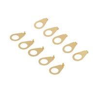 TYTOGE Entretoise d'indicateur de Potentiomètre de Guitare, 10 Pièces Bouton de Commande de Guitare en Fer Rondelle de Pointeur Installation Facile visibilité Améliorée pour l'enregistrement de (Or)