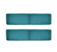 TYTOGE Étagère Supérieure de Cuisinière 2 Pièces, Organisateur de Grille de Four Antidérapant Anti-fuite en Silicone Magnétique pour le Stockage des épices et les Fournitures de Cuisine (Vert)