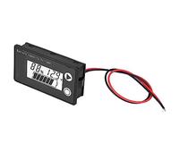 TYTOGE Indicateur de capacité de la Batterie avec écran LCD Clair | Compatible avec le lithium, le plomb-acide, l\'affichage de la température, la plage de tension 8-100 V