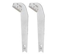 TYTOGE Jauge D'angle de Foret, 2 Pièces, Outil D'inspection D'affûteuse de Foret en Acier Inoxydable avec échelle de 118 Degrés, pour Plage de Mesure de 0 à 20 Mm