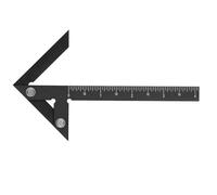 TYTOGE Jauge de Traçage Centrale, Outil de Mesure du Travail du Bois en Alliage D'aluminium pour le Marquage D'angle de 45 à 90 Degrés et la Recherche du Centre