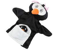 TYTOGE Jouets de Marionnettes à Doigt, Marionnettes à Main d'animaux aux Couleurs Vives pour Enfants, Contes et Chants, Jouets éducatifs en Peluche pour Bébés (Pingouin Noir et Blanc)