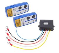 TYTOGE Kit de Télécommande de Treuil sans Fil de 75 Pieds, alimenté par Batterie avec Antenne Intégrée, Indicateur LED, Universel pour Voiture, ATV et Camion
