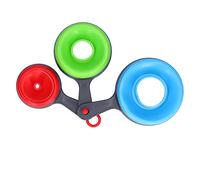 TYTOGE Kit Entonnoir en Silicone avec Poignée Résistante à la Chaleur | Silicone de qualité alimentaire sûr, conception pliable, utilisation multifonctionnelle, léger