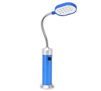 TYTOGE Lampe à Col de Cygne Magnétique, Lampe de Travail Extérieure à LED Haute luminosité avec Tuyau Réglable à 360 ° et Corps Résistant aux Intempéries pour la Pêche, le Barbecu (Bleue)