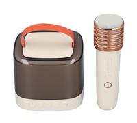 TYTOGE Mini Machine de karaoké, Haut-Parleur Bluetooth Portable Compact, Longue Durée de Vie de la Batterie, Lumières Colorées, Portable, Facile à Utiliser avec Microphone pour Cadeaux pour Adultes,