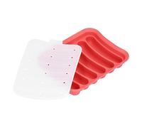 TYTOGE Moule à Saucisses en Silicone, Conception Antiadhésive à Six | Matériau de qualité alimentaire, Convient à la cuisine domestique, Compatible avec le four, Passe au lave-vaisselle