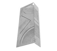 TYTOGE Outil de Marquage de Cintrage de Tuyaux Carrés, Traceur D'angle et D'arc en Acier Inoxydable pour Coins Ronds à 90 Degrés R20 à 65 Mm, avec Dessin de Lignes Parallèles à Ha