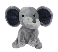 TYTOGE Peluche éléphant, 25 Cm, Design Doux et Mignon (Grise) | Sans danger pour les enfants, matériau confortable, décoratif pour la maison, coton pelucheux