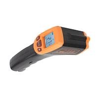 TYTOGE Pistolet de Mesure de Température avec écran LCD, Thermomètre Infrarouge pour Conduites D'eau Chaude et Surfaces de Cuisson, -50 ℃ à 600 ℃, Rapport Distance/point 12:1 (Orange)