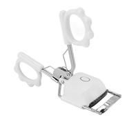 TYTOGE Recourbe-cils Chauffant, Recourbe-cils électrique Préchauffage Rapide Boucles Longue Durée Anti-brûlure Portable pour une Utilisation en Voyage (Blanche)
