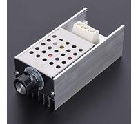 TYTOGE Régulateur de Tension AC SCR 10 000 W 220 V, Thermostat de Régulation de Vitesse de Gradation avec Dissipateur Thermique, pour Charge Résistive (Domestique)