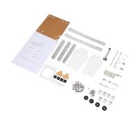 TYTOGE Support de Boîtier pour Ordinateur ITX en Alliage D'aluminium, Cadre Nu à Monter Soi-même avec Une Bonne Dissipation Thermique, Structure Matérielle Divisée pour la Maison (Argent)