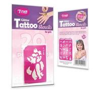 Tytoo. Kit de pochoirs pour tatouage de princesse