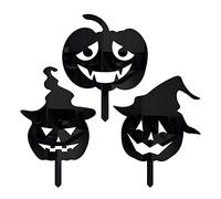 TYTUOO Décoration de jardin en acrylique pour Halloween - Fleurs de cimetière pour vase - Multicolore - Taille unique