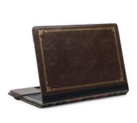 TYTX Coque MacBook Pro 13 Pouces 2016-2021 Étui Housse en Cuir Protection Housses pour Ordinateur Portable pour MacBook Pro 13 A2338 M1 A2289 A2251 A2159 A1989 A1706 A1708, Marron