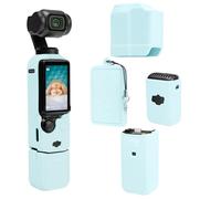 TYUANDOUER Étui de protection pour DJI Osmo Pocket 3 / Xtra Muse Camera, Housse de protection en silicone souple avec protection pour écran et microphone, légère, anti-rayures, Accessoires de