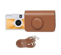 TYUANDOUER Étui pour KODAK H35 Film Camera, Rétro PU Cuir Housse pour KODAK EKTAR H35/ Ultra F9/ F501 Demi-Frame Film Camera, Housse de Protection pour Kodak avec Bandoulière - Marron