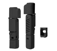 TYUANDOUER Pocket 3 Coque de protection en silicone compatible avec DJI Osmo Pocket 3 Creator Combo - Protection d'écran légère - Accessoires pour Xtra Muse - Patte de chat noire