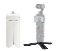 TYUANDOUER Pocket 3 Mini trépied pour DJI Osmo Pocket 3 2 1, trépied compact pliable pour DJI OM 4/Action 3 4/GoPro Hero 12 11/pour Insta360 X4/pour Instax Mini PAL avec vis 1/4" Vlog Trépied - Blanc