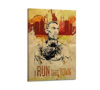 TYUFND Poster décoratif sur toile avec inscription « I Run This Town » - Décoration murale moderne pour chambre à coucher - 20 x 30 cm