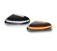Tyuhren Lumière rétroviseur d'aile voiture For Dodge For Ram 1500 2500 3500 LED Side Mirror Lamp Dynamic Turn Signal White Parking Lights