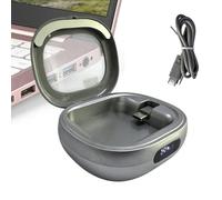 TYUKXJH Chargeur Portable pour Anneau Connecté,avec Couvercle Transparent Affichage Numérique Batterie 2000 mAh | Dock De Charge Nomade pour Bague Connectée | pour Maison Voyage Vacances Déplacement