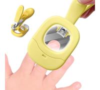 TYUKXJH Coupe-Ongles Bébé - Coupe-Ongles Manuel avec Lampe pour Nouveau-nés et,Outil de Toilette Anti-Éclaboussures pour Filles Garçons Parents Voyage Maison Extérieur