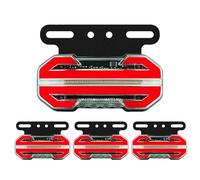 TYUKXJH Feux de position latéraux à LED, clignotants latéraux - Feux de recul 24 V avec support - de signalisation, feu de camion, voyant d'avertissement, voyant lumineux 4 pièces