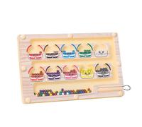 TYUKXJH Labyrinthe magnétique des Chiffres et Couleurs | Jeu éducatif | Cadeau de Noël pour | Cadeau pour développer la logique et la Concentration 3-6 Ans classeur