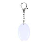 TYUKXJH Lot de 2 mini porte-clés lumineux LED de forme ovale - 4 x 5,7 cm - Décoration de sac à main pour femme, sac à main, lampe tactile rechargeable par USB avec forme ovale, pour portefeuille, sac