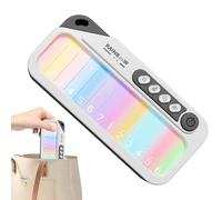 TYUKXJH Piano Enfant - Mini Clavier d'apprentissage Lumineux - Jouets de Piano pour 3-6 Ans,Idée Cadeau Enfant pour Voyage Fête Et Anniversaire 3-6 Ans Garçons Et Filles
