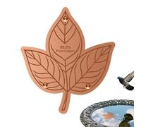 TYUKXJH Plaque en cuivre pour abreuvoir à oiseaux, plaque de support à trois points, nettoyeur de bain d'oiseaux, disque de nettoyage en cuivre pour bain d'oiseaux, pour extérieur, cour, jardin, cour